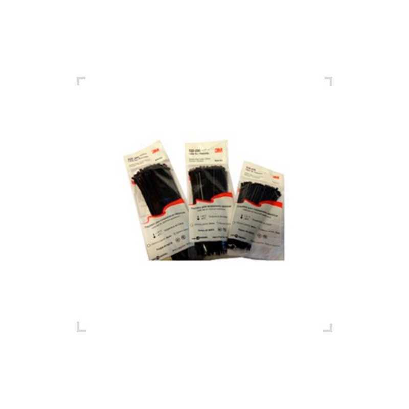 Precinto T8 140mm x 2,5mm x100 Negro 3M Precinto T8 140mm x 2,5mm x100 Negro 3M