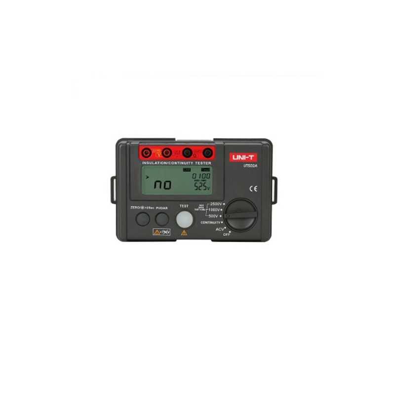Megohmetro 2,5Kv 20G UT502A UNI-T Megohmetro 2,5Kv 20G UT502A UNI-T
